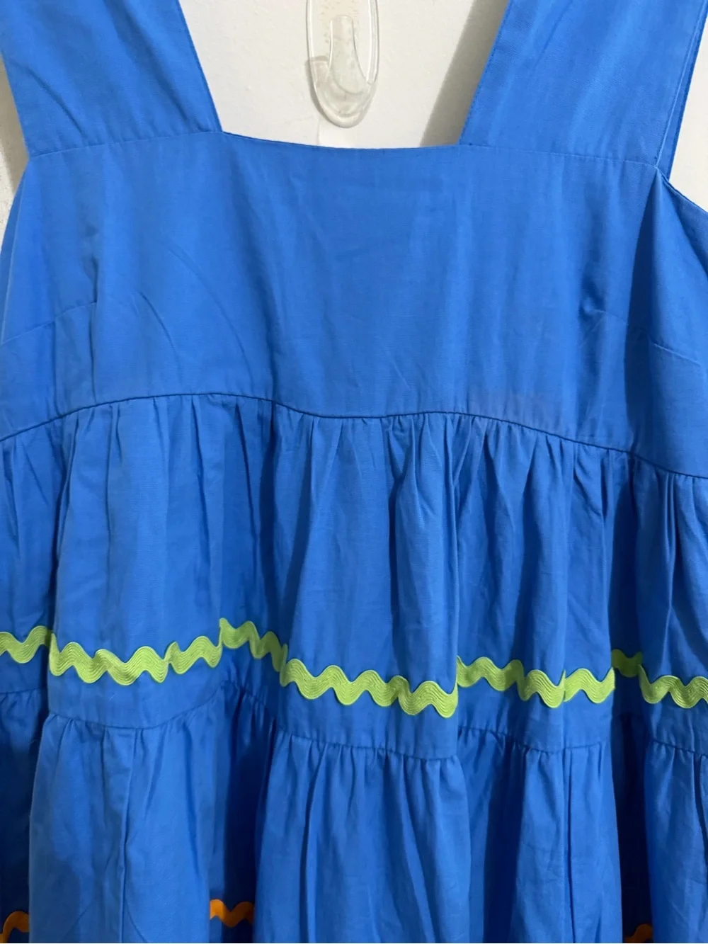 Anthropologie The Helena Square Neck Tiered Midi Dress NWT! - Picture 13 of 16
